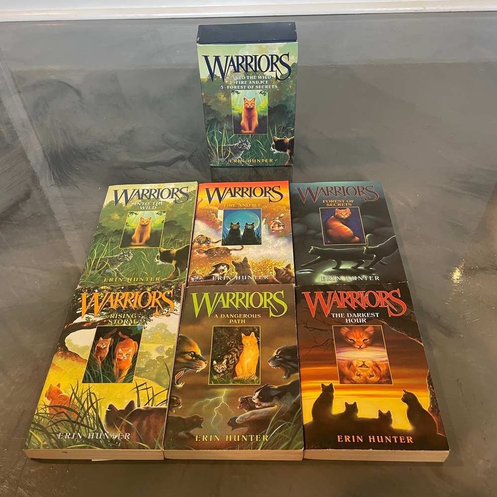 Warriors Series Books 1-6 Box Set Erin Hunter Paperback The Prophecies Begin